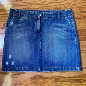 Gap sz 6 denim jean mini skirt.